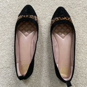 Vince Camuto Toker Spotted Brown/Black Cheetah Flats